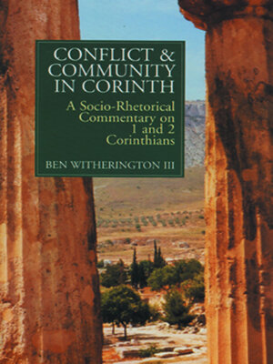 cover image of Conflict and Community in Corinth